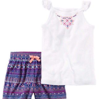 Bộ bé gái Carters nguyên túi zip