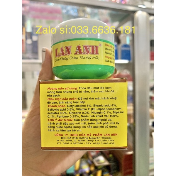 lẻ 1 hủ kem Lan anh lột nhẹ hủ 30g