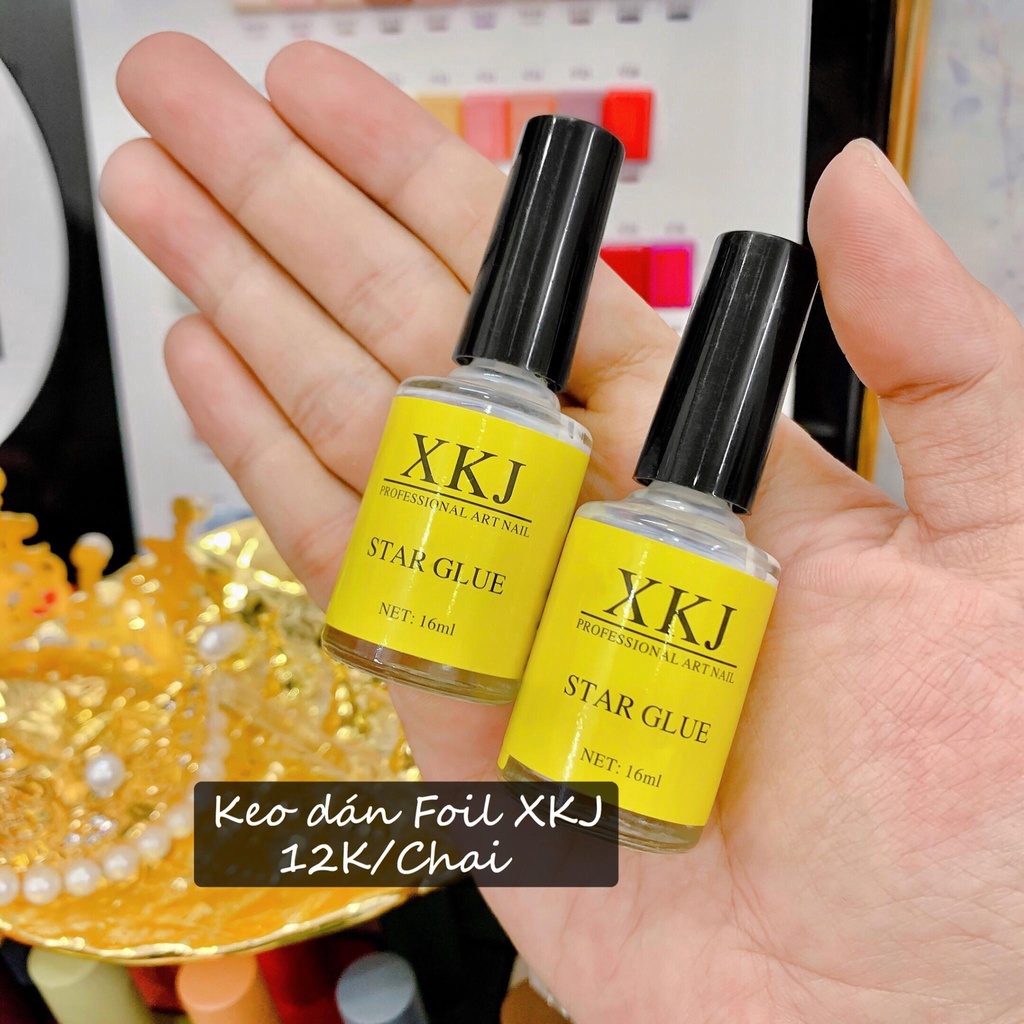 keo foil xkj dán móng tay