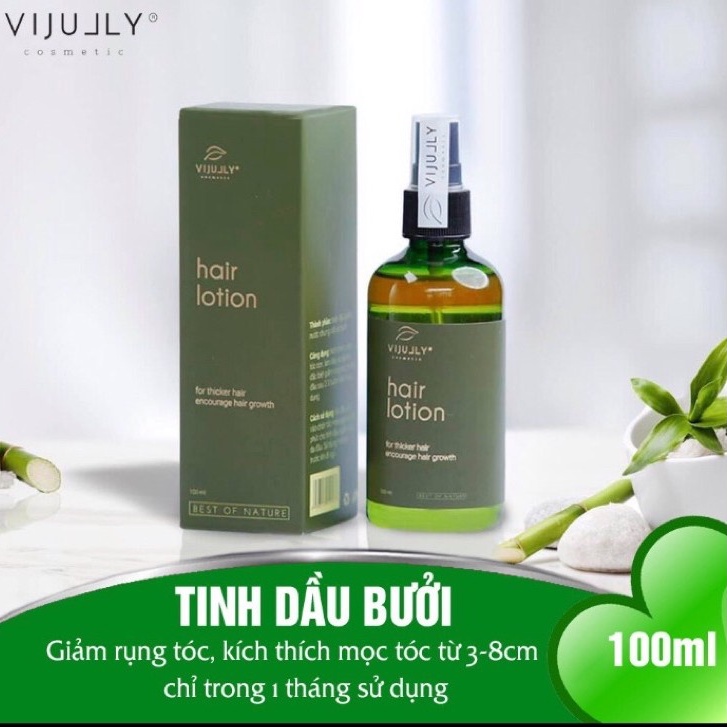 TINH DẦU BƯỞI - Xịt bưởi Vijully - Kích Mọc Tóc, Giảm Rụng Tóc, Dưỡng Dài, Xịt Mọc Tóc ( CAM KẾT CHÍNH HÃNG )