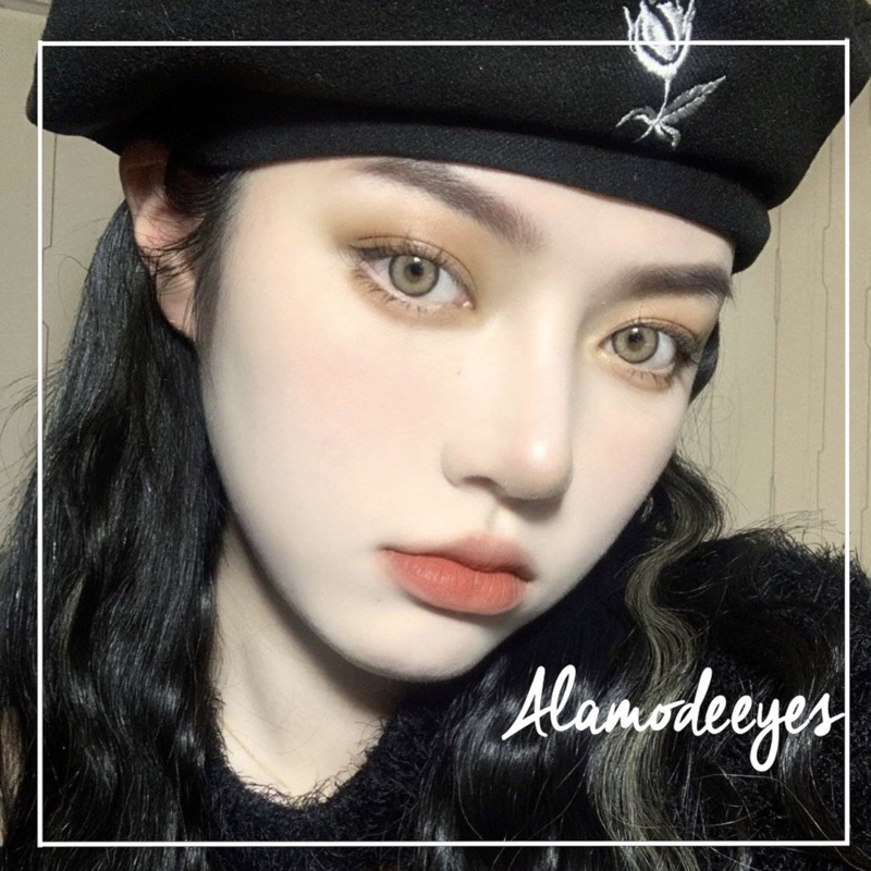 Lens nâu tây viền