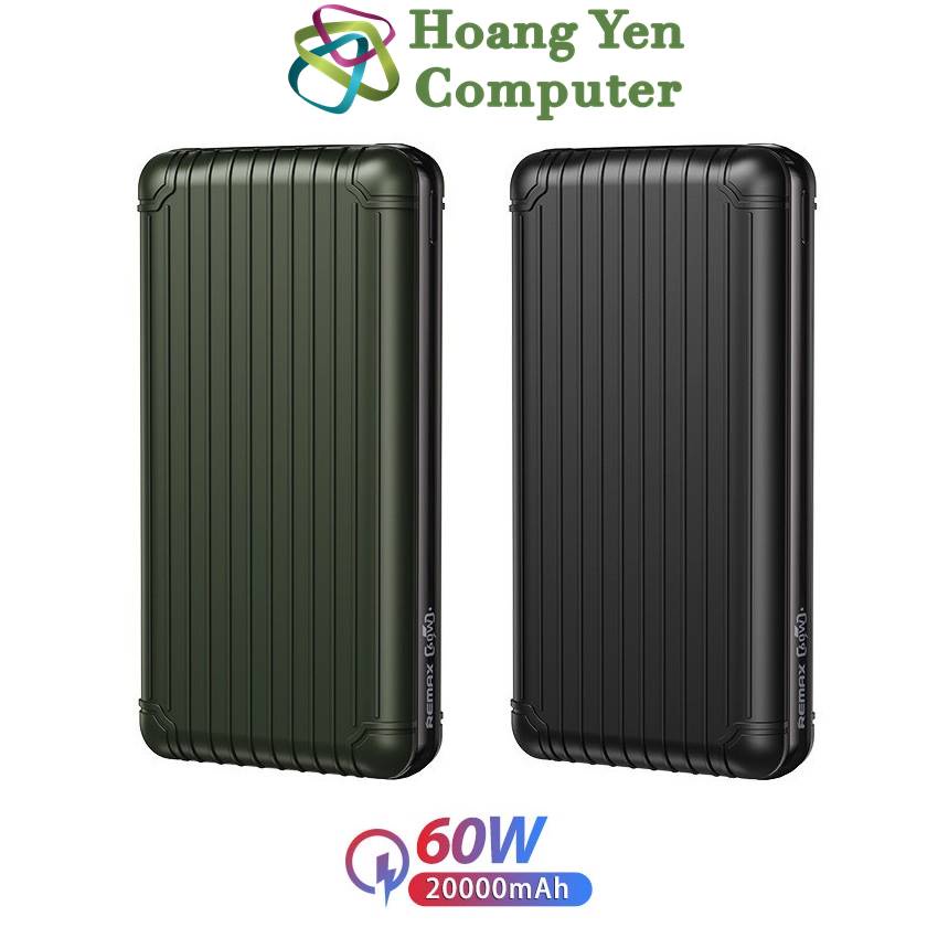 Sạc Dự Phòng 60W Remax PD-P85 20000mah (Sạc Nhanh QC3.0 18W- 60W, Sạc Được Laptop) - BH 1 Năm - HOÀNG YẾN COMPUTER