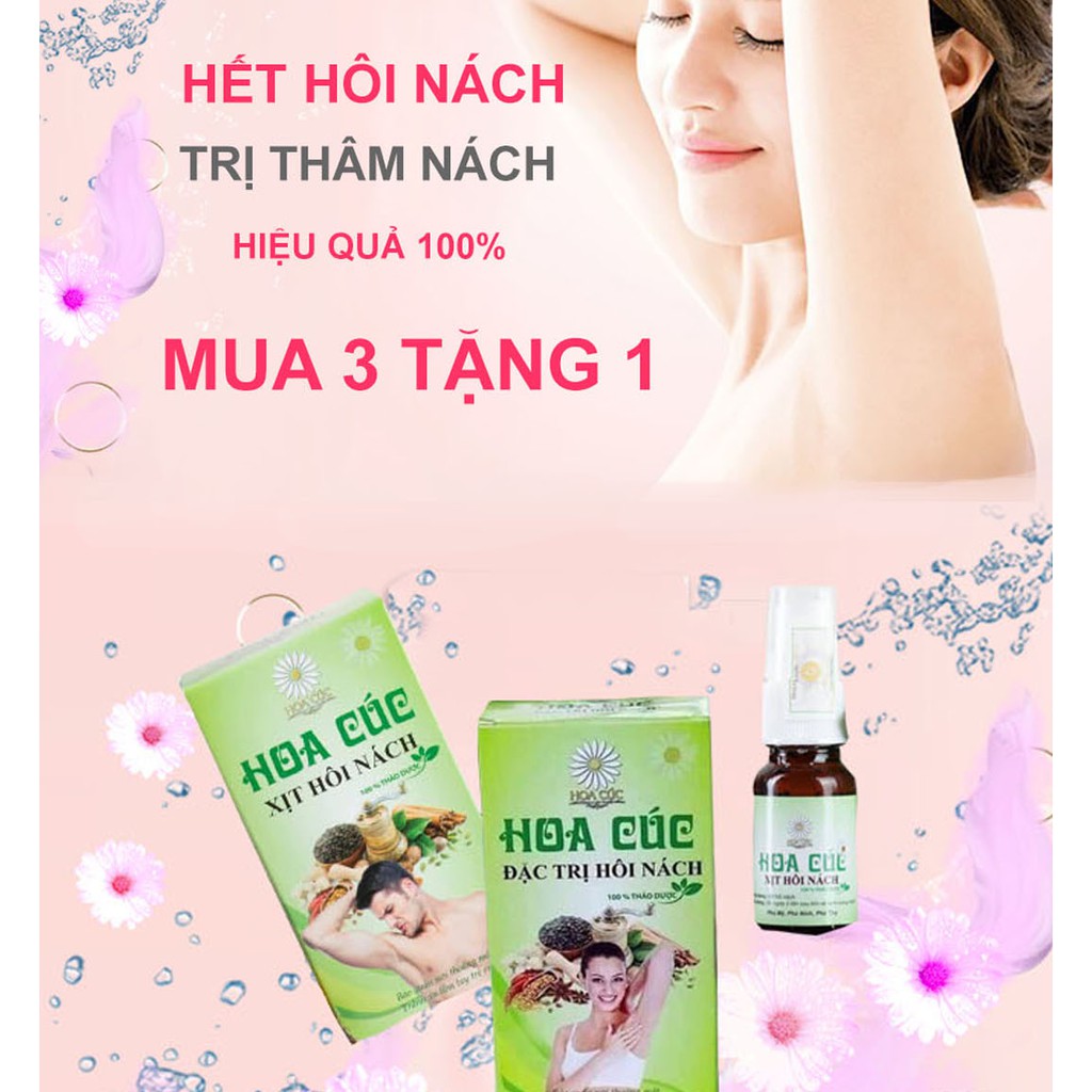 (Chính Hãng) Xịt Triệt Hôi Nách Hoa Cúc - Ngăn Tiết Mồ Hôi - Giảm Thâm (Mẫu Mới) | BigBuy360 - bigbuy360.vn