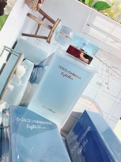 [Mẫu thử 10ml] Nước hoa D&G Light Blue eau Intense nữ | BigBuy360 - bigbuy360.vn