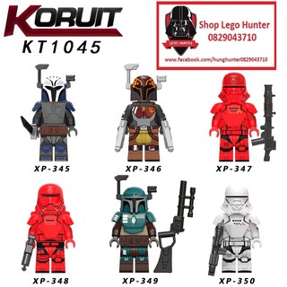 Koruit KT 1045 Minifigures Star Wars mô hình lắp ráp nhân vật Lính Stormtrooper và chiến binh Mandalorial