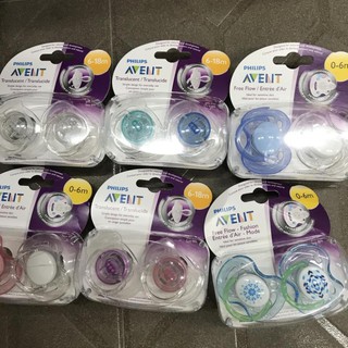 Ty ngậm Avent 0-6 tháng, 6-18 tháng