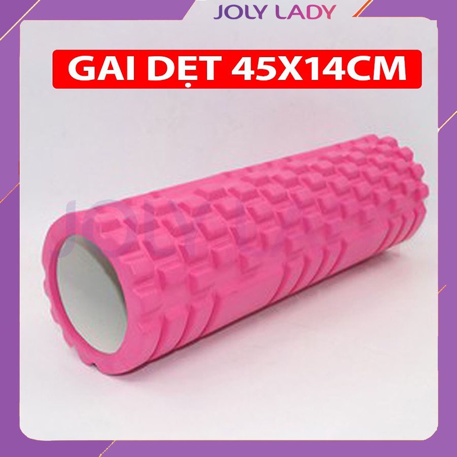 Con lăn yoga massage Foarm Roller tập gym, con lăn mát xa giúp thư giãn cơ thể hiệu quả Joly Lady