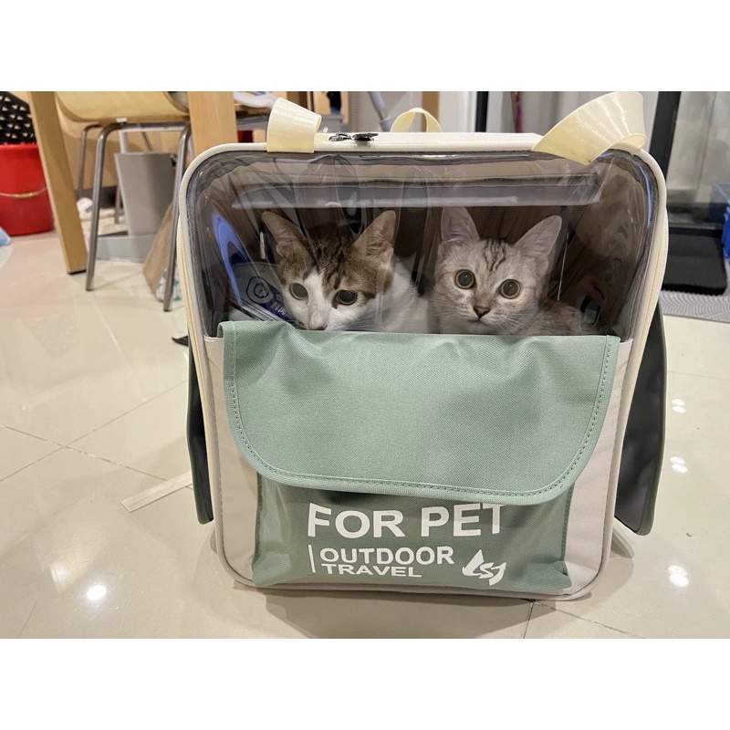 Balo cho mèo du lịch size lớn, balo chó mèo 10kg for pet BECHON B242