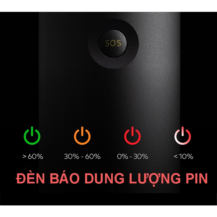 Đèn pin HOTO chính hãng siêu sáng nhỏ gon tiện lợi đi phượt đi cắm trại