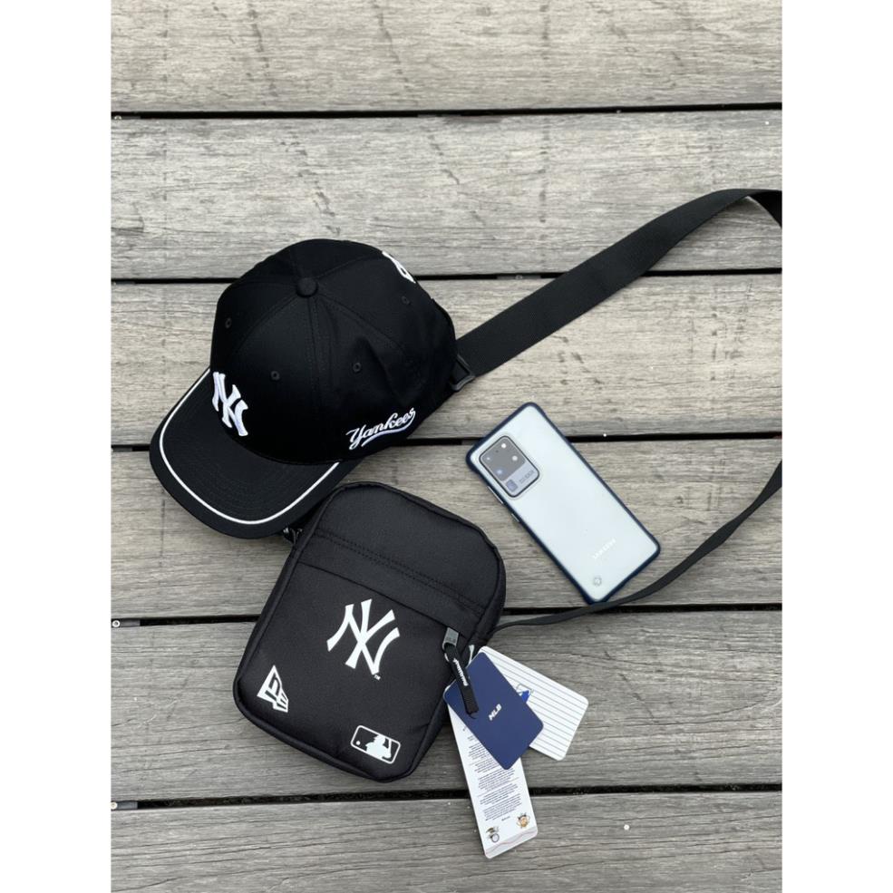 TÚI ĐEO CHÉO MLB SIDE BAG NEWYORK YANKEES CHẤT POLYESTE CAO CẤP, TÚI THỜI TRANG MÀU ĐEN