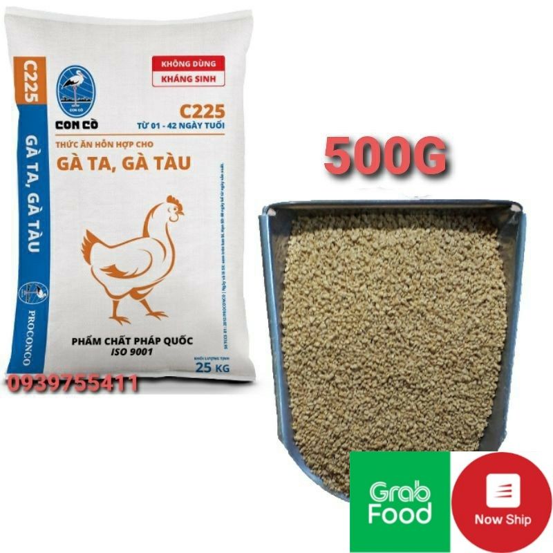 500G CÁM C225 GÀ CON