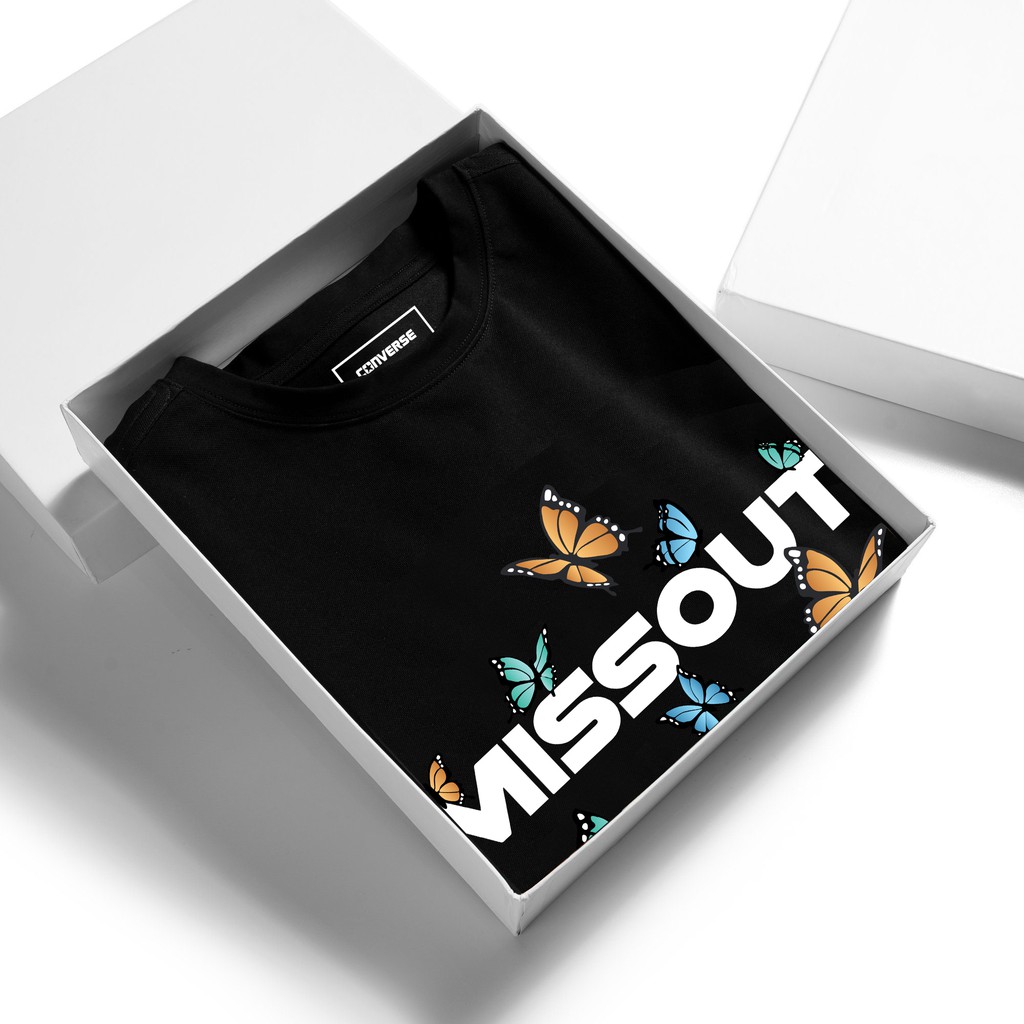Áo Thun In Chữ Missout form rộng dáng Unisex