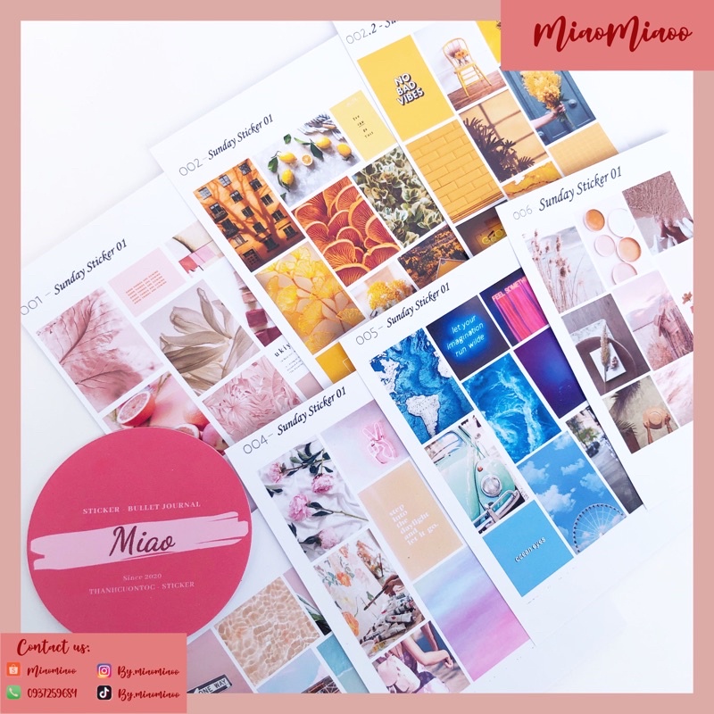 Bullet Journal Sunday sticker - Sunday Sticker 01