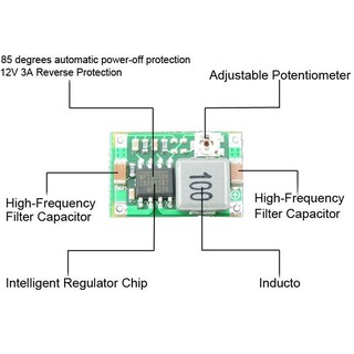 Mạch nguồn giảm áp DC mini 3A