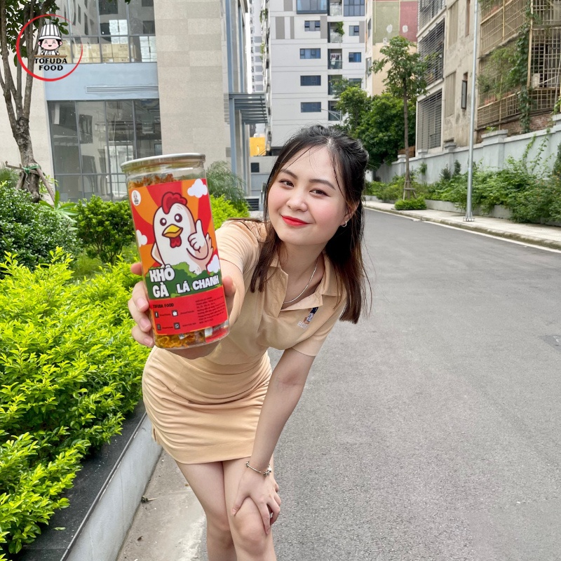 Khô gà lá chanh xé cay 300g gà khô thơm ngon rẻ TOFUDA KG300 | BigBuy360 - bigbuy360.vn