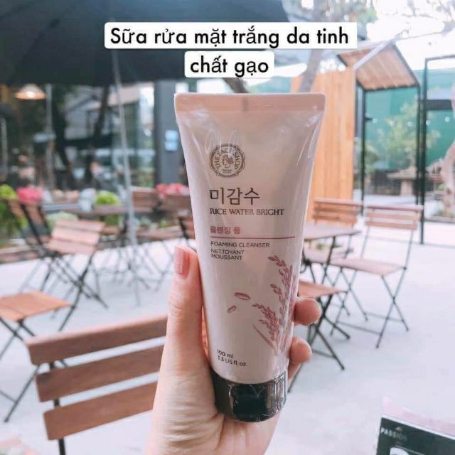 [Auth]Sữa Rửa Mặt Gạo Rice Water Bright The Face Shop