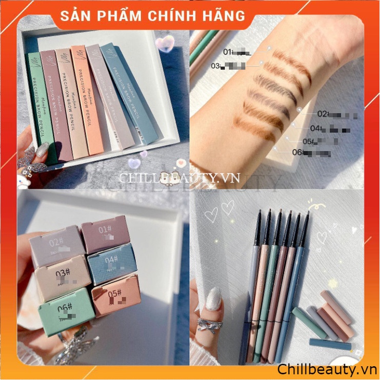 Chì Kẻ Chân Mày MAXFINE CAO CẤP eyebrow mềm mịn dễ kẻ lâu trôi chống nước nội địa  kẻ mày   Chillbeauty