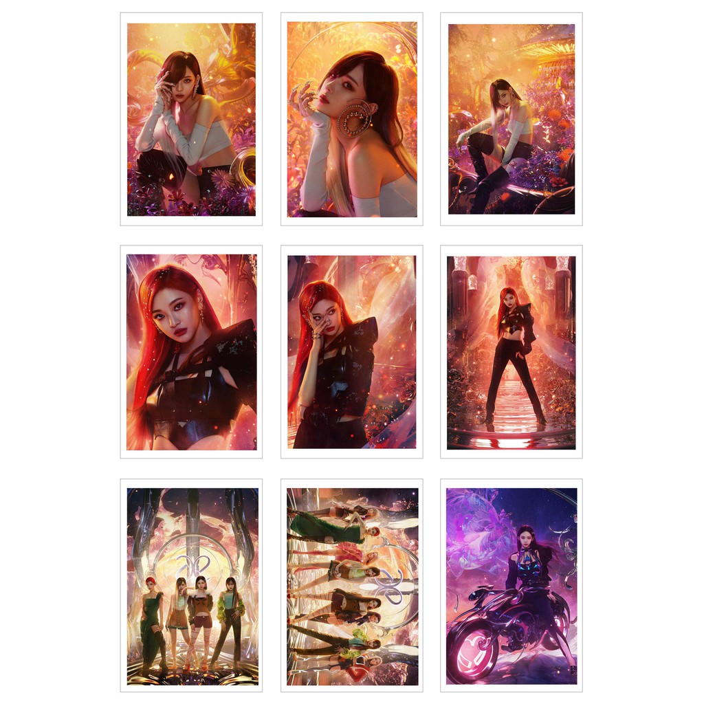 [Ép Lụa] Lomo Card 18 Ảnh AESPA - Next Level Teaser Photos