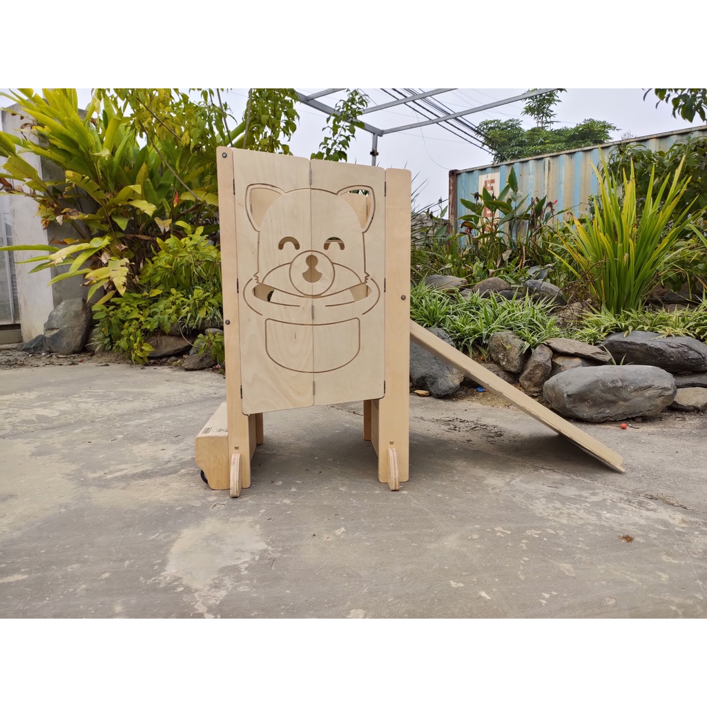 Ghế đứng học tập Montessori - learning tower - Kitchen Helper - thanh đứng học tập