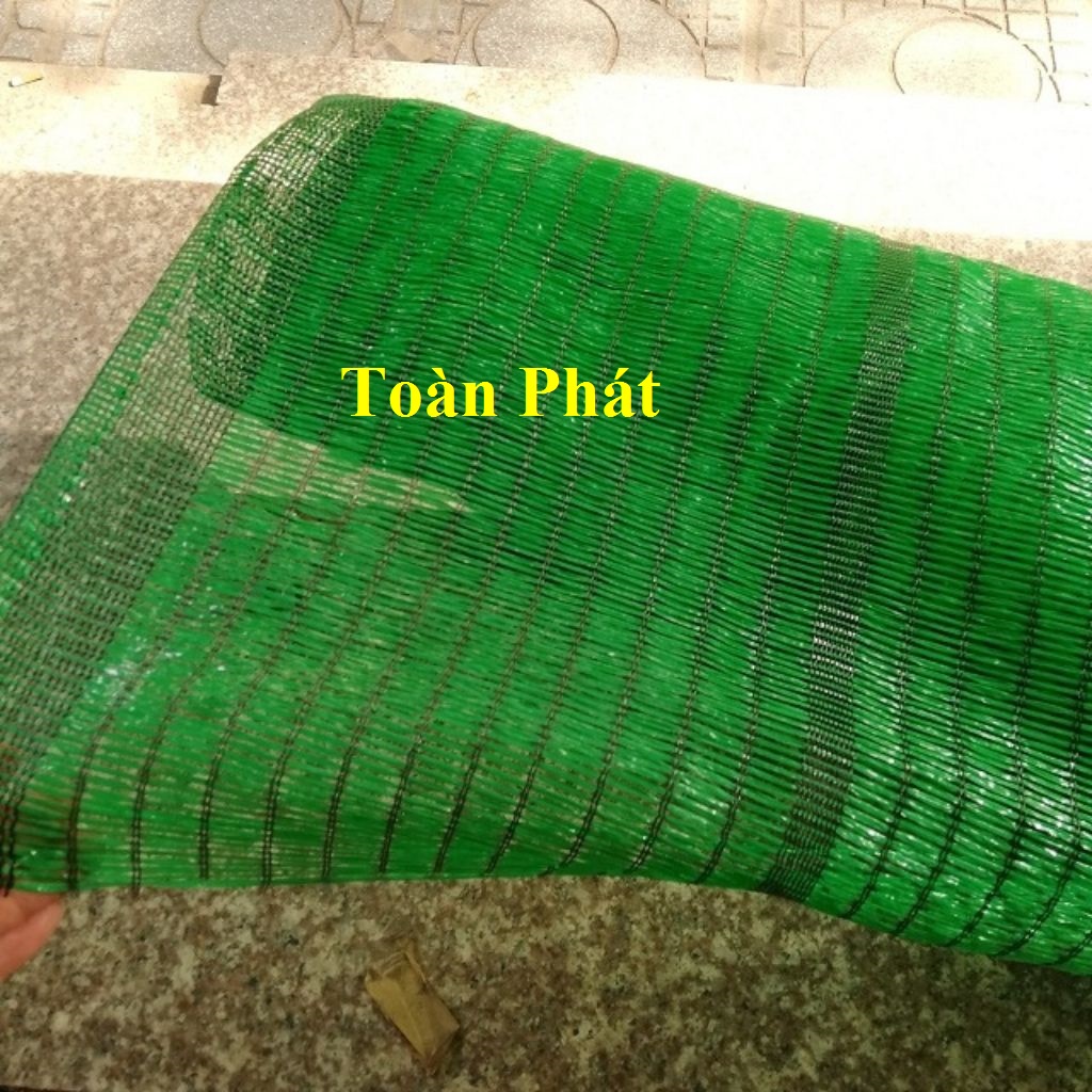 ( Khổ 2m x dài 100m) Lưới che nắng Thái Lan màu xanh chất lượng giá tốt che nắng 75%
