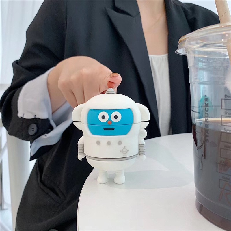 Bao Case Cho Airpods 1/ Airpods 2 Hình Phi Hành Gia NASA Cute.
