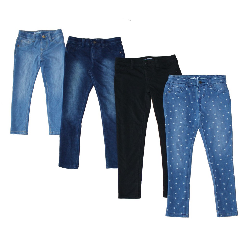 Quần jegging dài Cat Jack xuất xịn thun co dãn cho bé gái nhỏ và đại