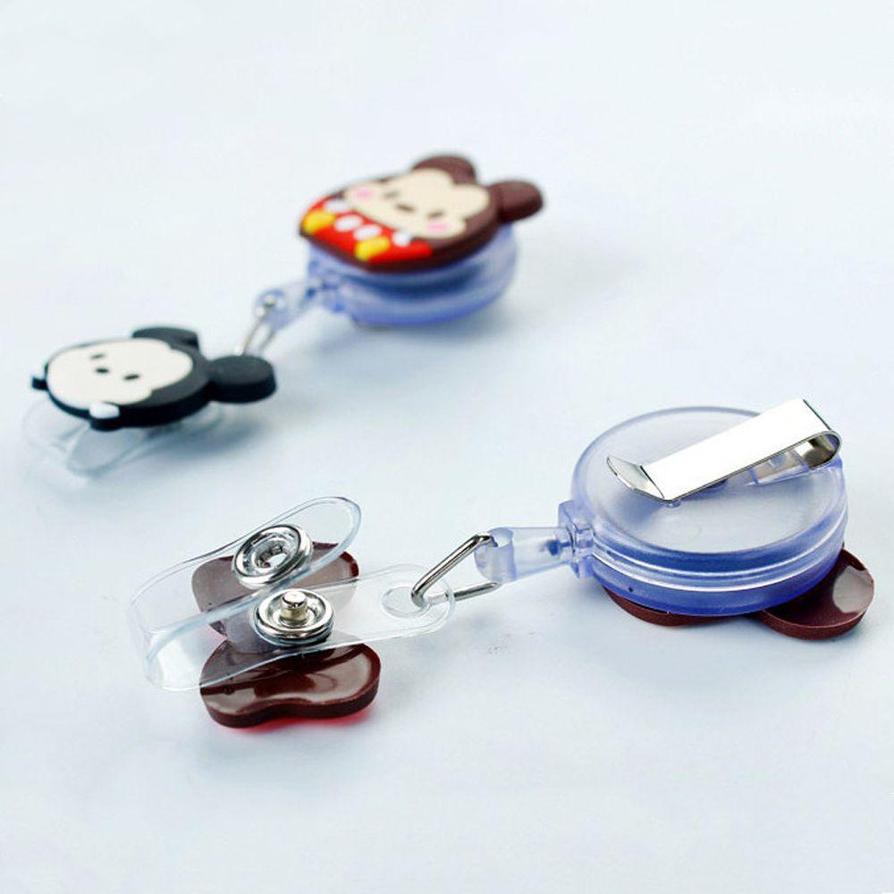 Kẹp Giữ Thẻ Tên Bằng Silicon Có Thể Thu Gọn Tiện Dụng Cho Y Tá / Bác Sĩ