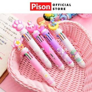 Bút bi 10 ngòi bút hình 3D ngộ nghĩnh