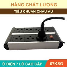 Ổ cắm điện – 07 lỗ (dây 3m) – Chuẩn Úc