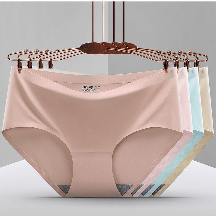 Quần Lót Nữ Đúc Su với thiết kế không đường may mềm mát lạnh co dãn thoải mái QL03