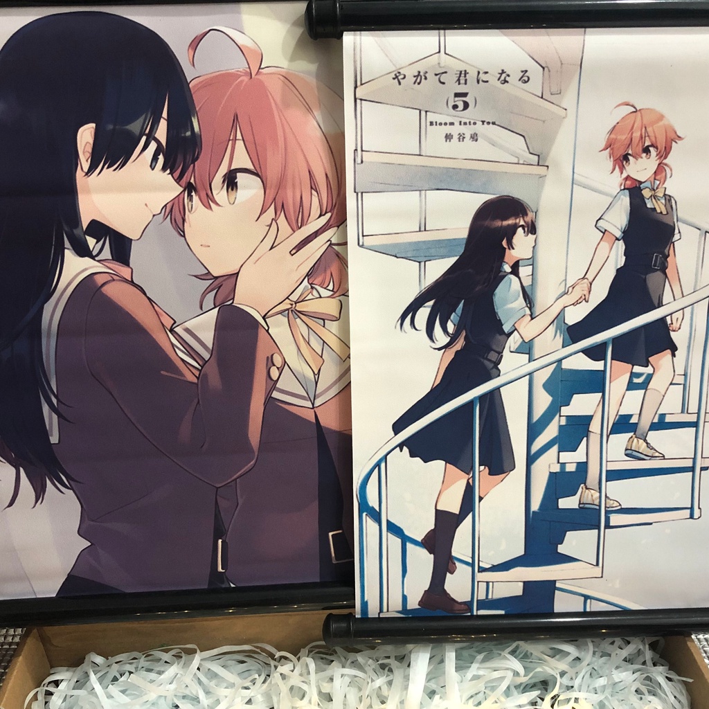 Giá Đỡ Treo Tường Acrylic Hình Nhân Vật Anime Bloom Into You Koito Yuu Nanami Touko Làm Quà Tặng Sinh Nhật