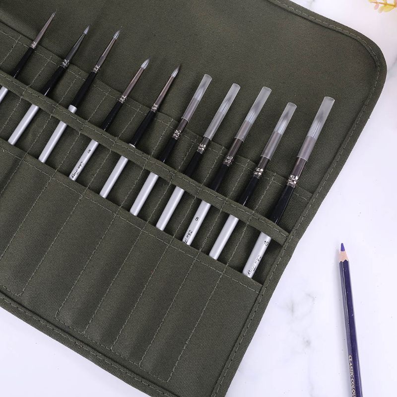 Túi Đựng Bút Màu Nước 30 Ngăn Tiện Dụng Giá Đỡ