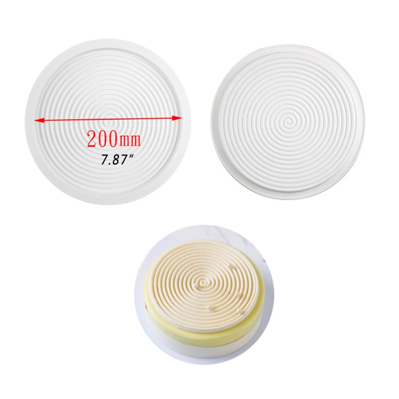 Khuôn Silicone Làm Bánh Mousse Hình Xoắn Ốc Chịu Nhiệt Tốt