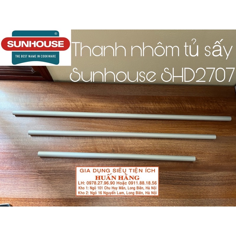 Chính hãng Thanh nhôm khung tủ sấy quần áo Sunhouse SHD2707