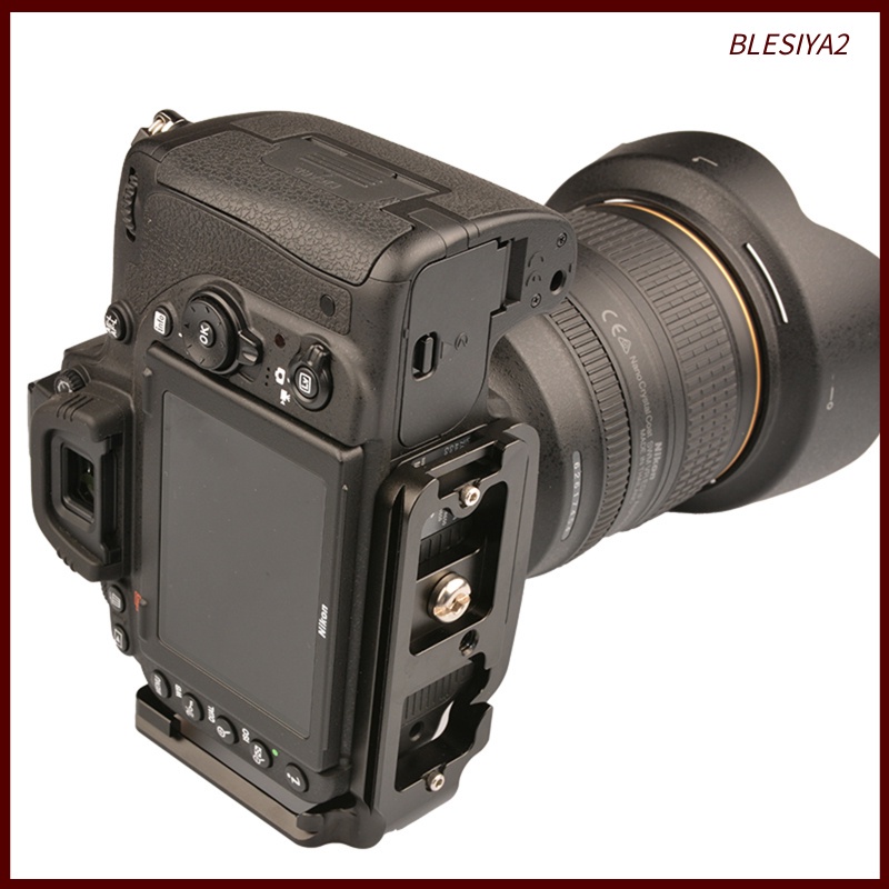 Vertical Plate L Bracket Holder for Nikon D750 Quick Release 1/4 Inch Screw