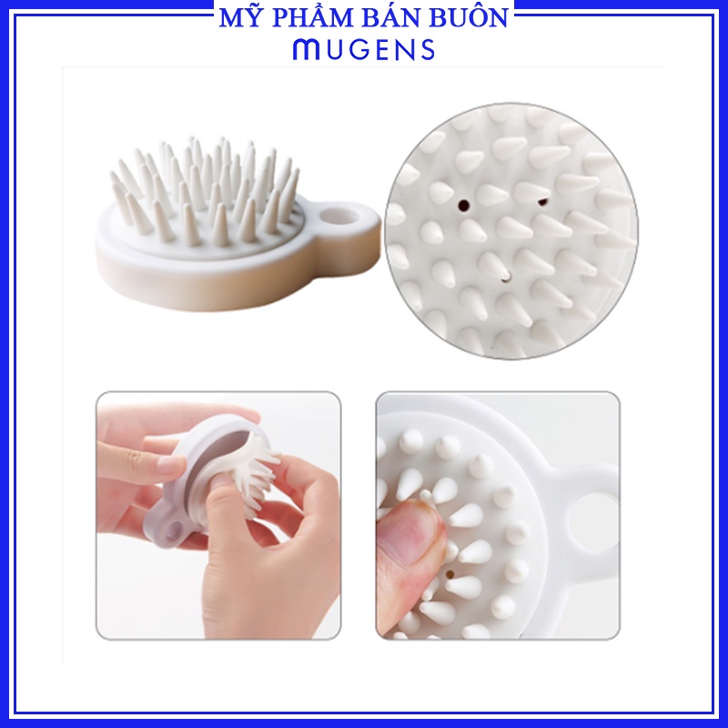Lược Gội Đầu Muji Xuất Nhật - Massage Đầu Giảm Stress - Ngăn Ngừa Và Kích Thích Mọc Tóc DC24