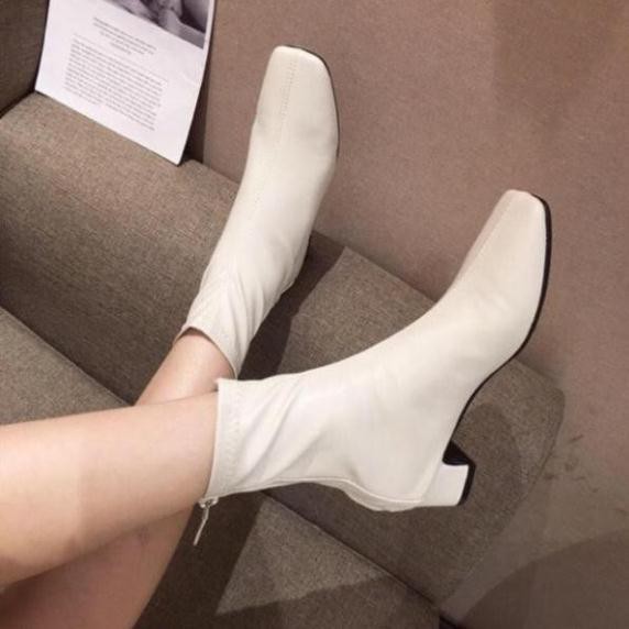 (Real) . | Bil | Bốt boot da lửng gót trụ 5 cm fullbox hàng quảng châu cao cấp . ! . . ! . ak34 * Mck Yono ⁿ | BigBuy360 - bigbuy360.vn