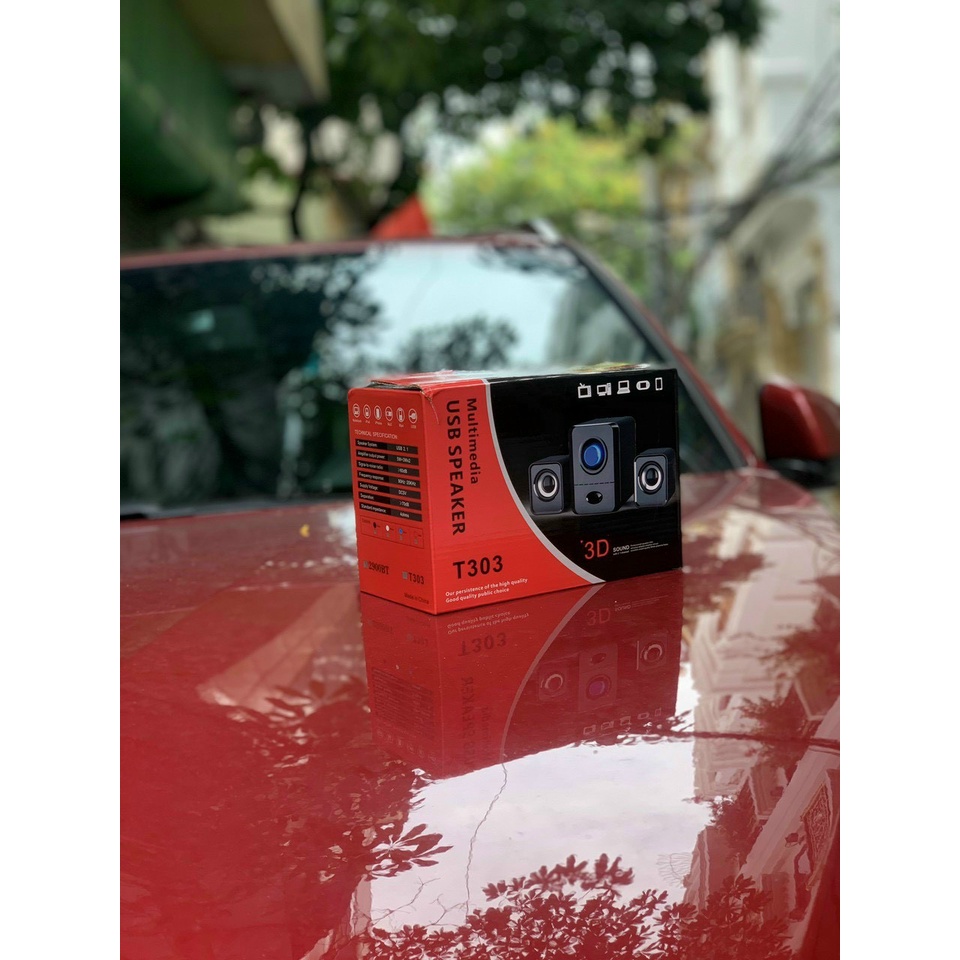Quỳnh Mai Hàng Tốt Gía Rẻ - Loa máy vi tính để bàn mini bluetooth T 303 nghe nhạc công suất lớn
