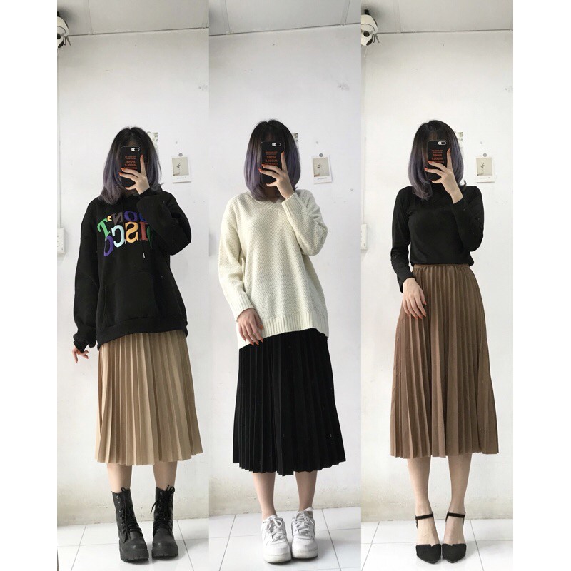 CHÂN VÁY DẬP LI DÁNG DÀI | BigBuy360 - bigbuy360.vn