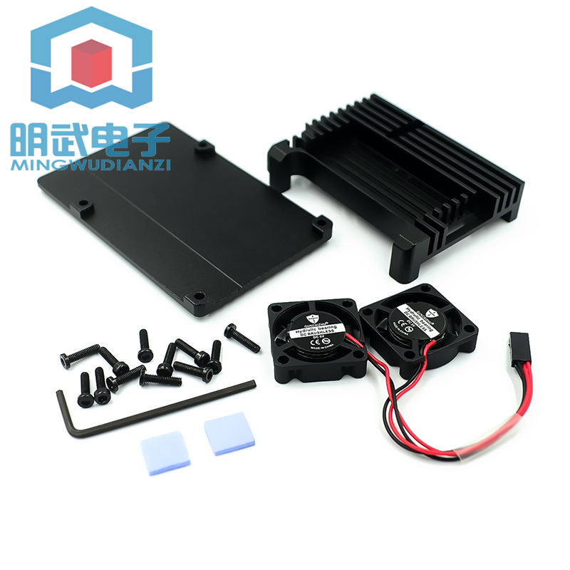 Hộp Tản Nhiệt Lắp Ráp Bằng Hợp Kim Nhôm 4b Cho raspberry pi 4 Ốp