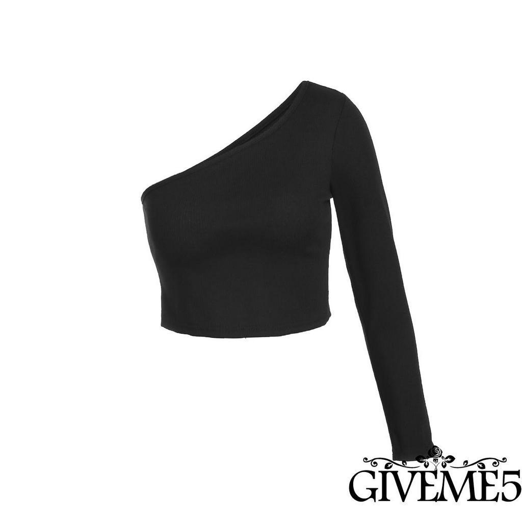 Áo Croptop Lệch Vai Quyến Rũ Cho Nữ