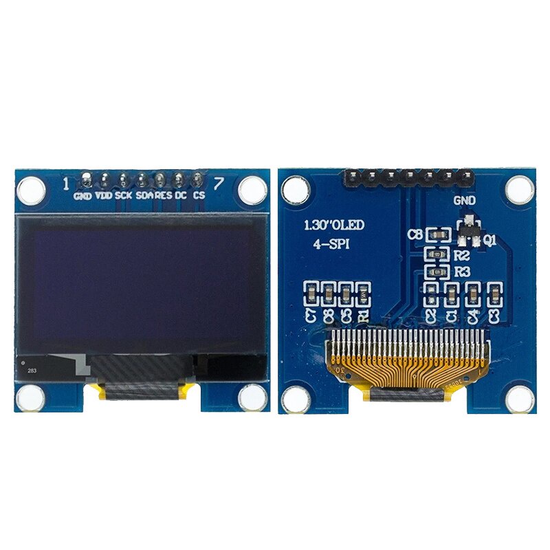 Mô-đun Màn Hình OLE 1.3 Inch 128X64SPI/IIC I2C 1.3 Inch