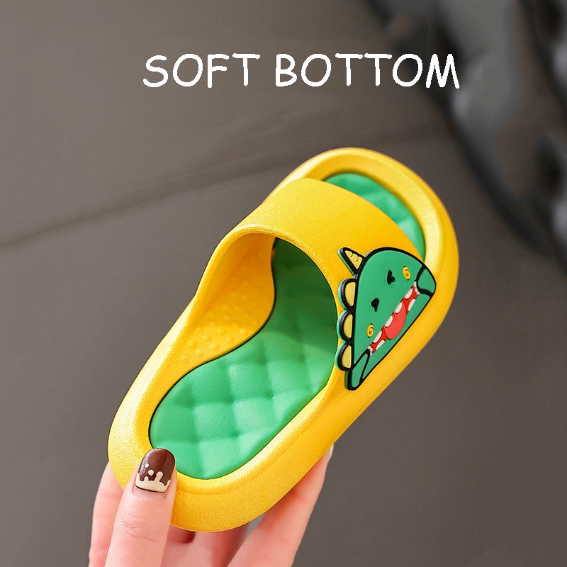 Dép SANITKUN mang trong nhà chống trượt họa tiết hoạt hình xinh xắn đáng yêu dành cho trẻ em
