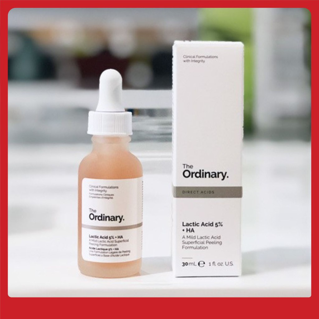 The Ordinary Sáng da giảm thâm Lactic Acid + HA - The Ordinary chính hãng 30ml