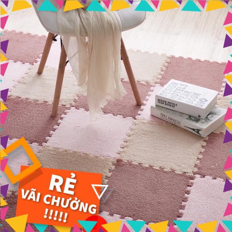 Xã Kho Thảm Xốp Ghép Mặt Lông 30x30cm giá rẻ