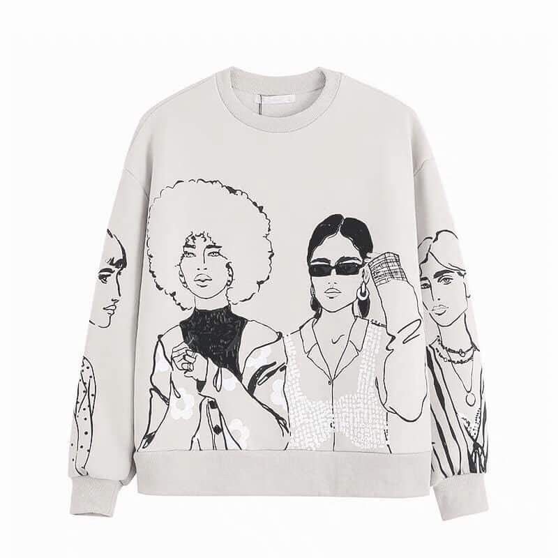 Áo Sweater cô gái sành điệu HS6