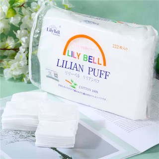Bông tẩy trang Lily Bell Suzuran 222 miếng Order Tmall Trung chính hãng
