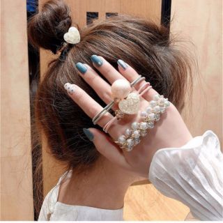 Set kẹp tóc, cột tóc xinh