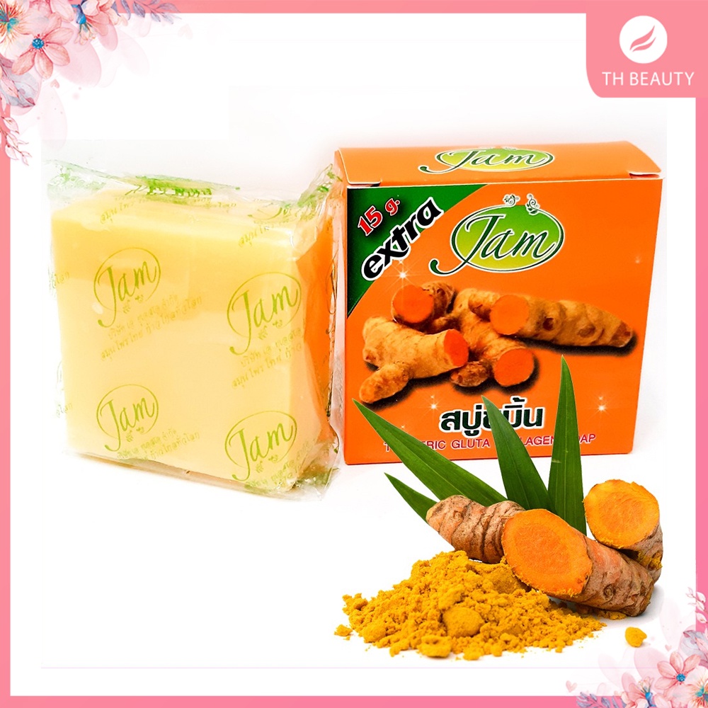 &lt;THẬT 100%&gt; Xà phòng JAM nghệ (1 Bánh xà phòng)