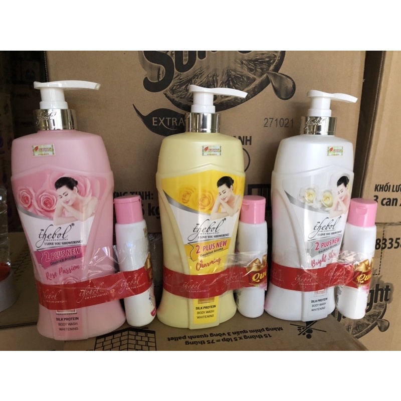 Sữa tắm the bol em tắm anh yêu  tặng